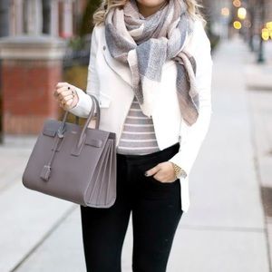 BLANK NYC White Moto Jacket